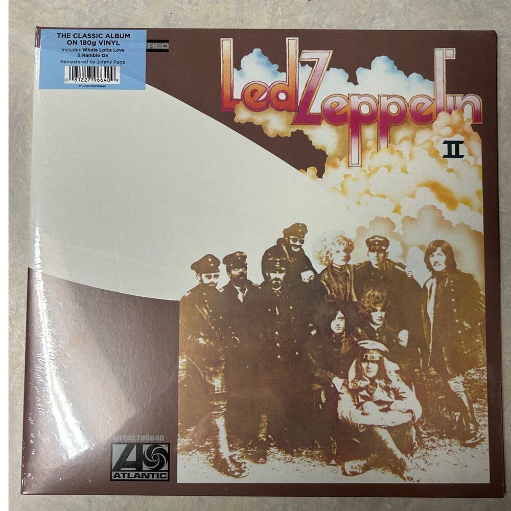 Led Zeppelin II Remastered by Jimmy Page‎ Reissue New Sealed Unopened